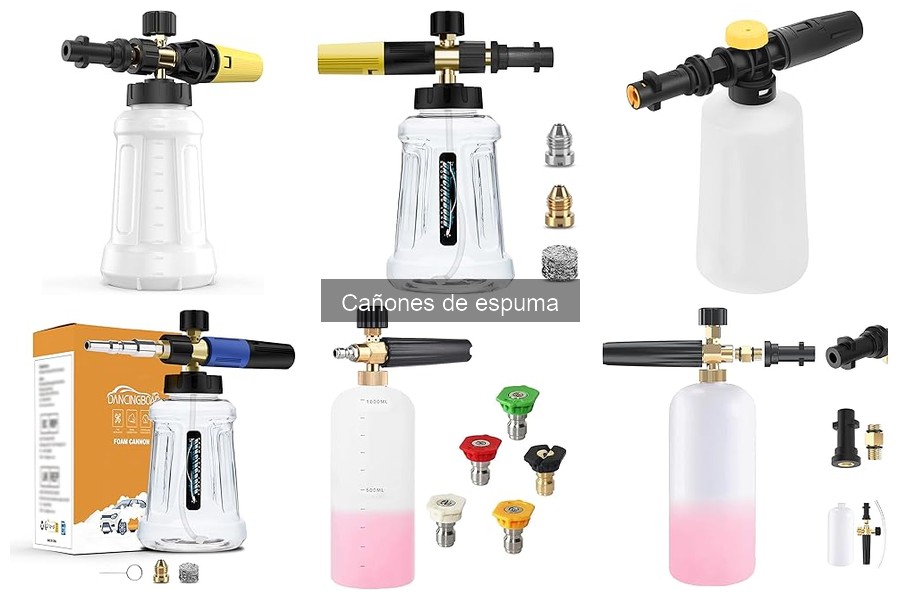 Cómo utilizar un cañón de espuma para lavar el coche correctamente