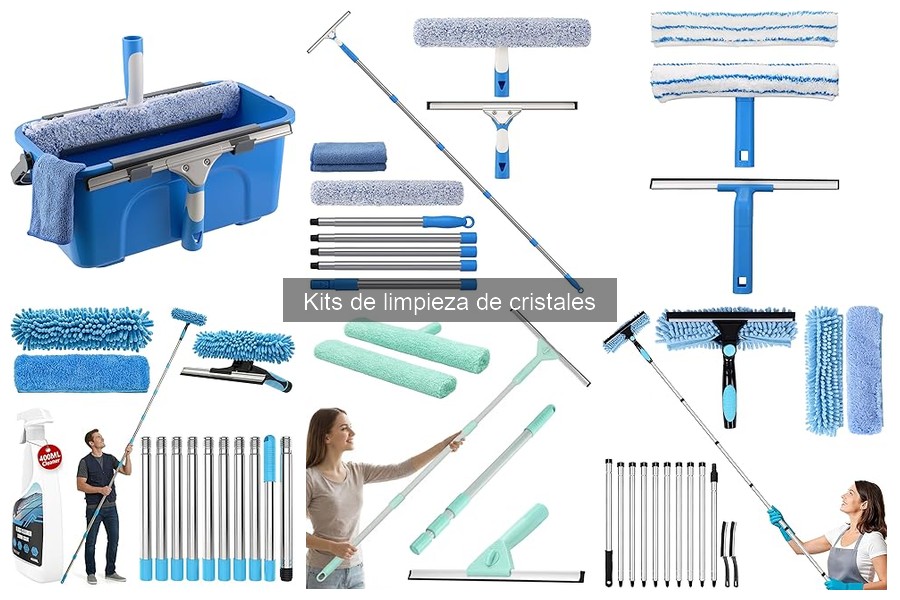 Cómo utilizar un kit de limpieza de cristales correctamente