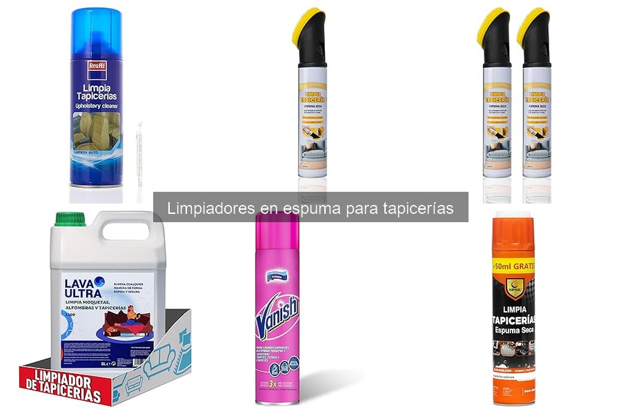 Cómo utilizar un limpiador en espuma para tapicerías
