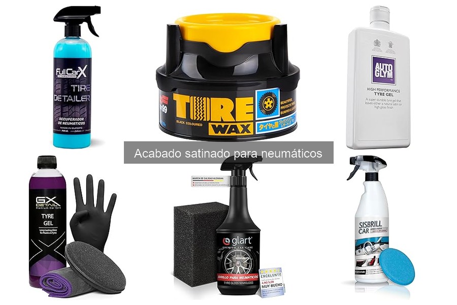 Comparativa: Acabados Brillantes vs Satinados para Neumáticos