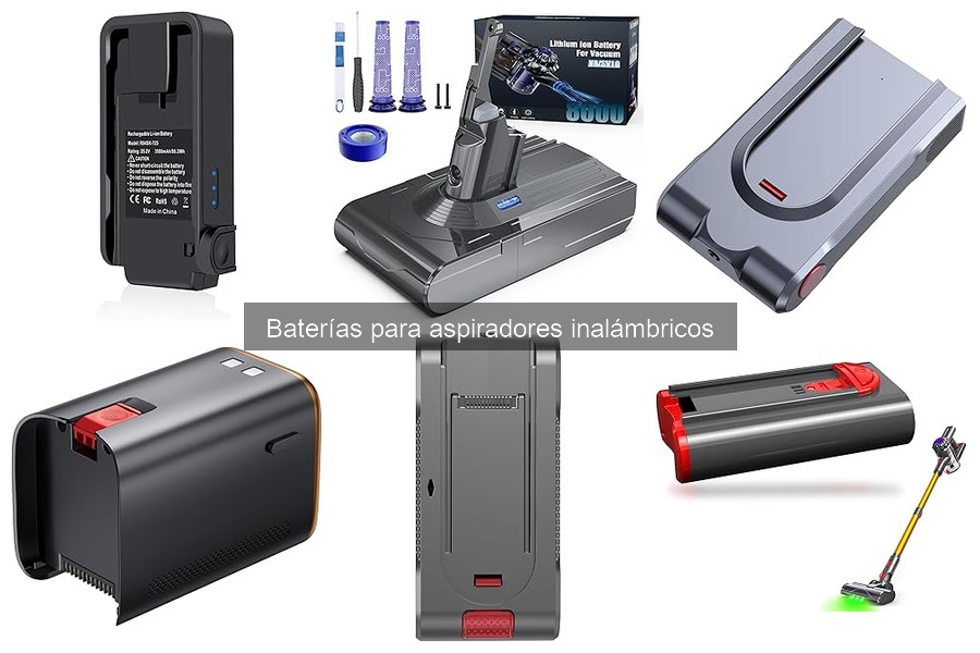 Comparativa: Baterías de iones de litio vs NiMH para aspiradores