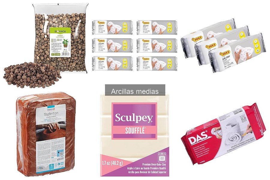 Comparativa de Arcillas Medias y Otras Marcas de Clay