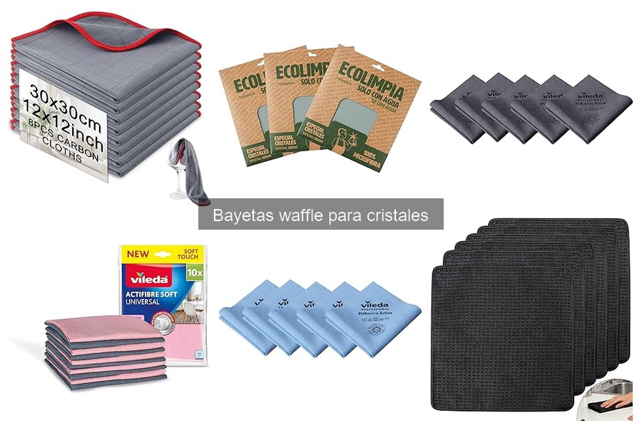 ** Comparativa de Bayetas Waffle y Otras Opciones para Cristales