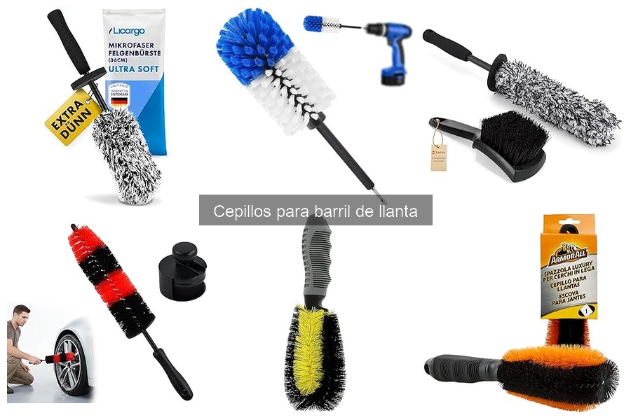 Comparativa de cepillos para barril de llanta y otros modelos