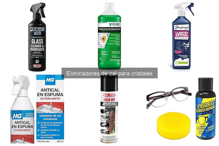 Comparativa de eliminadores de cal para cristales de coche