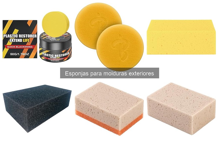 Comparativa de esponjas para molduras exteriores: mejores opciones