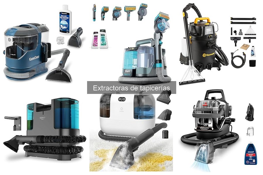Comparativa de extractoras de tapicerías: Shark, Vacmaster y Hoover