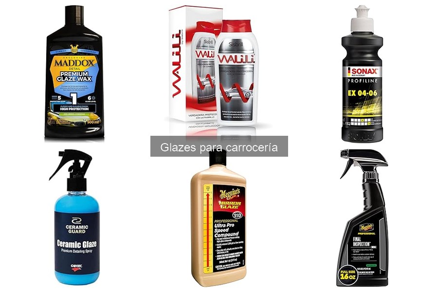 Comparativa de Glazes para Carrocería: Mejores Marcas y Productos