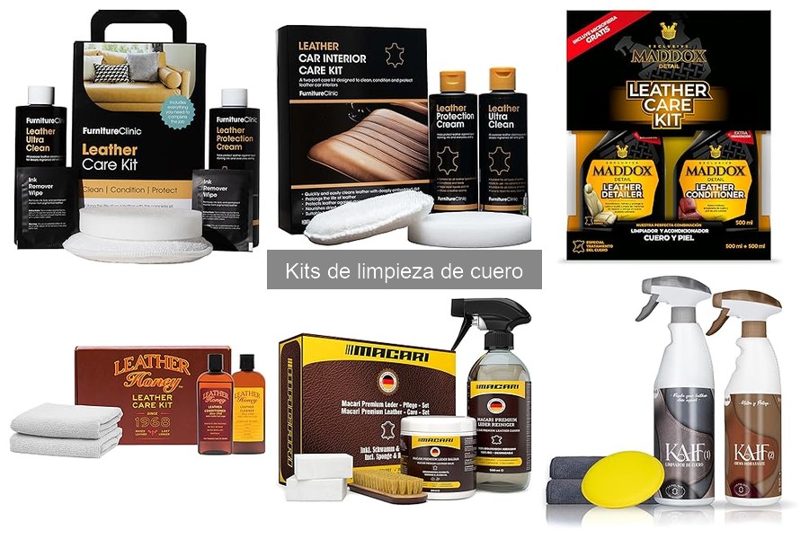 Comparativa de Kits de Limpieza de Cuero para Coche