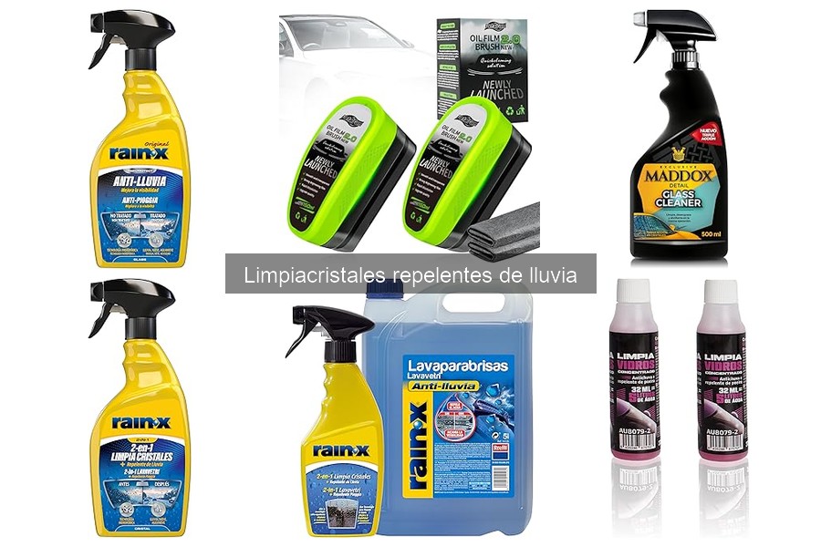 Comparativa de Limpiacristales Repelentes de Lluvia