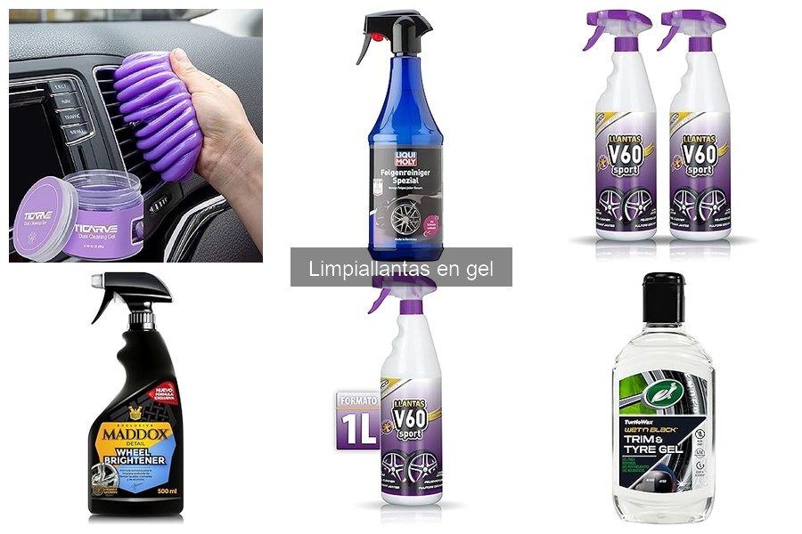 Comparativa de Limpiadores de Llantas en Gel: Eficacia y Precios