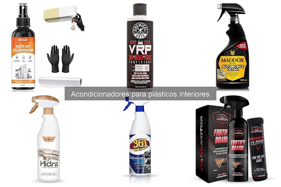 Comparativa de los Mejores Acondicionadores para Plásticos Interiores