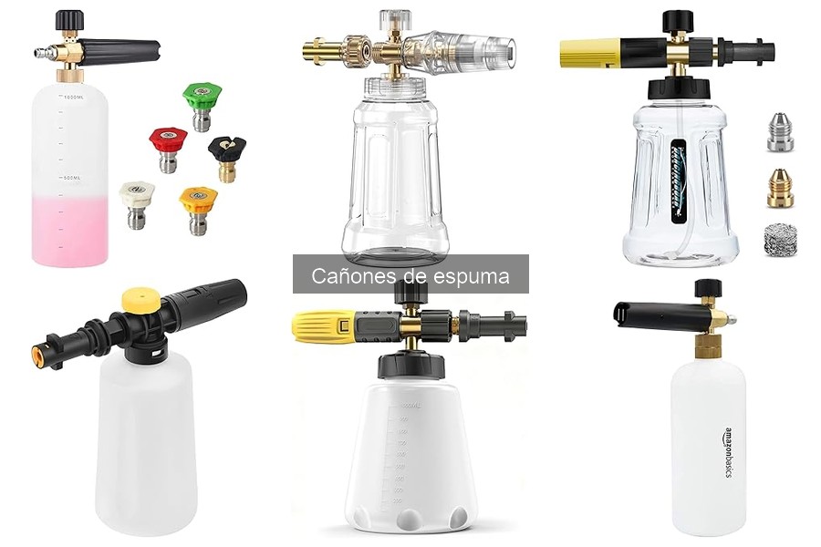 Comparativa de los Mejores Cañones de Espuma para Coche