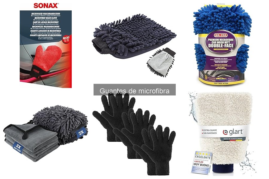Comparativa de los Mejores Guantes de Microfibra para Coches