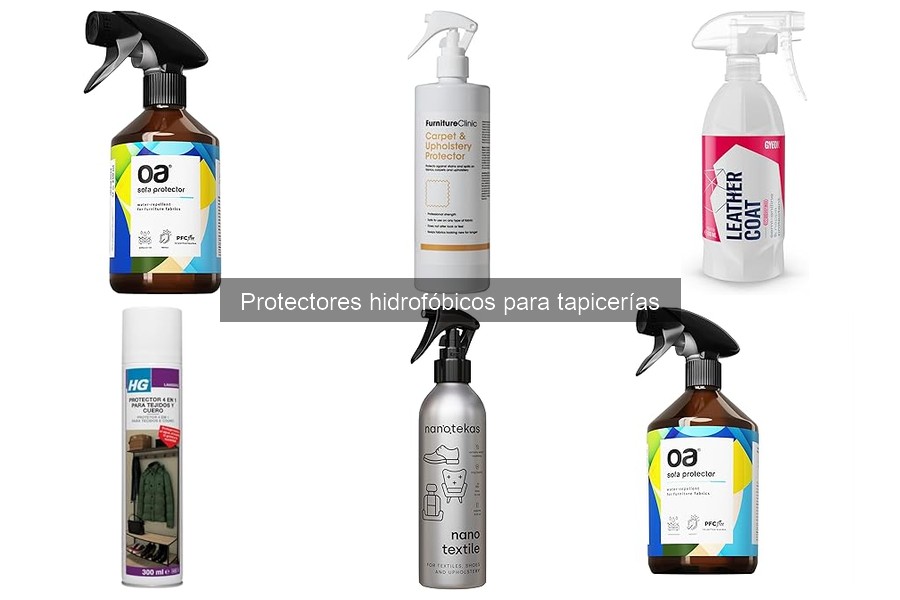Comparativa de los Mejores Protectores Hidrofóbicos para Tapicerías