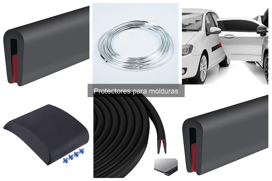 Comparativa de materiales para protectores de molduras de coche