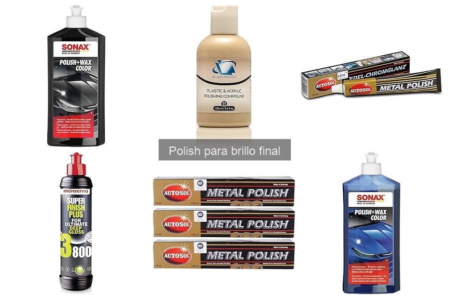 Comparativa de Polish para Brillo Final: SONAX vs GUBOSA vs Menzerna