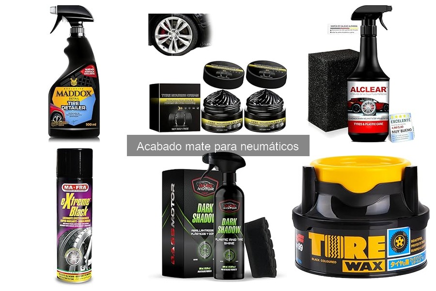 Comparativa de precios: acabados mates para neumáticos