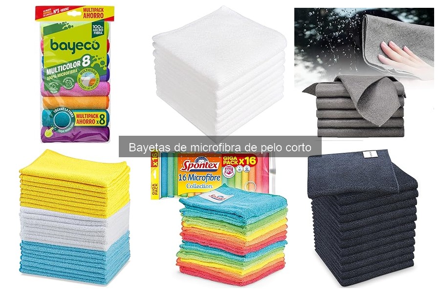 Comparativa de precios en bayetas de microfibra de pelo corto