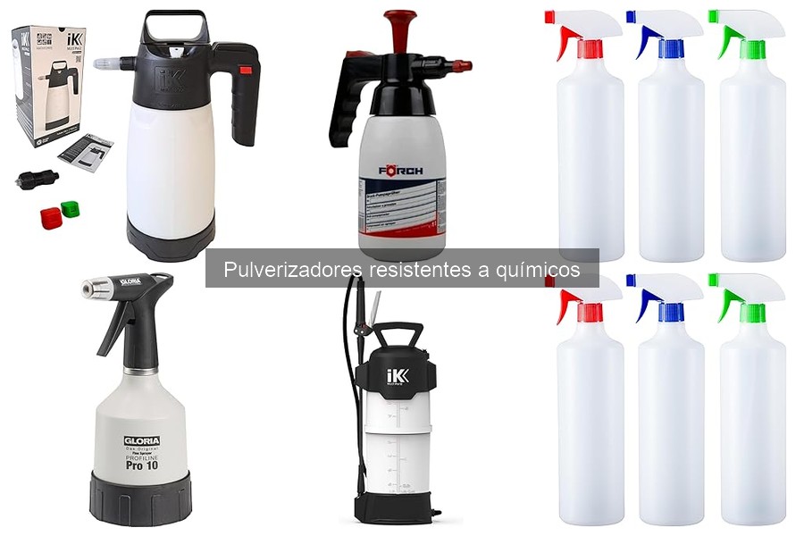 Comparativa de Pulverizadores Resistentes a Químicos