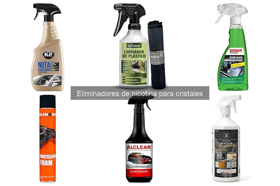 Comparativa: Eliminadores de Nicotina vs Limpiadores de Cristales