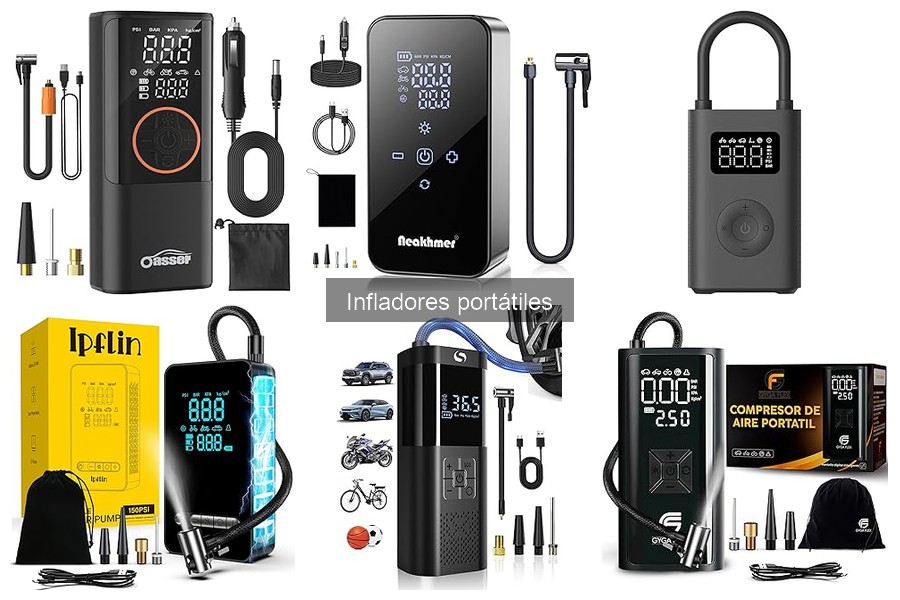 Comparativa: Infladores portátiles eléctricos vs manuales