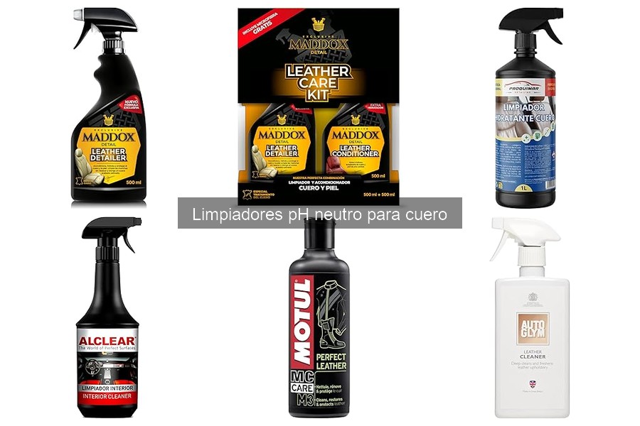 Comparativa: Limpiadores pH neutro vs otros para cuero