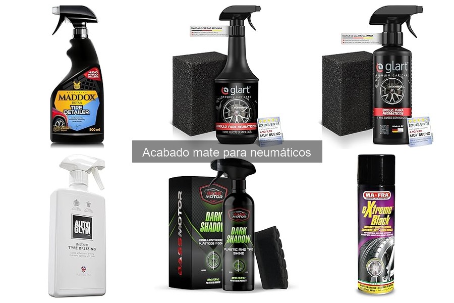 Comparativa: Mejor Acabado Mate para Neumáticos