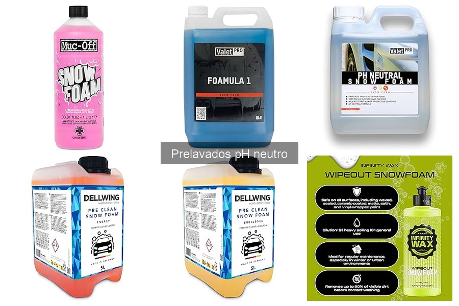 Comparativa: Prelavados pH Neutro vs. Ácido para Tu Coche