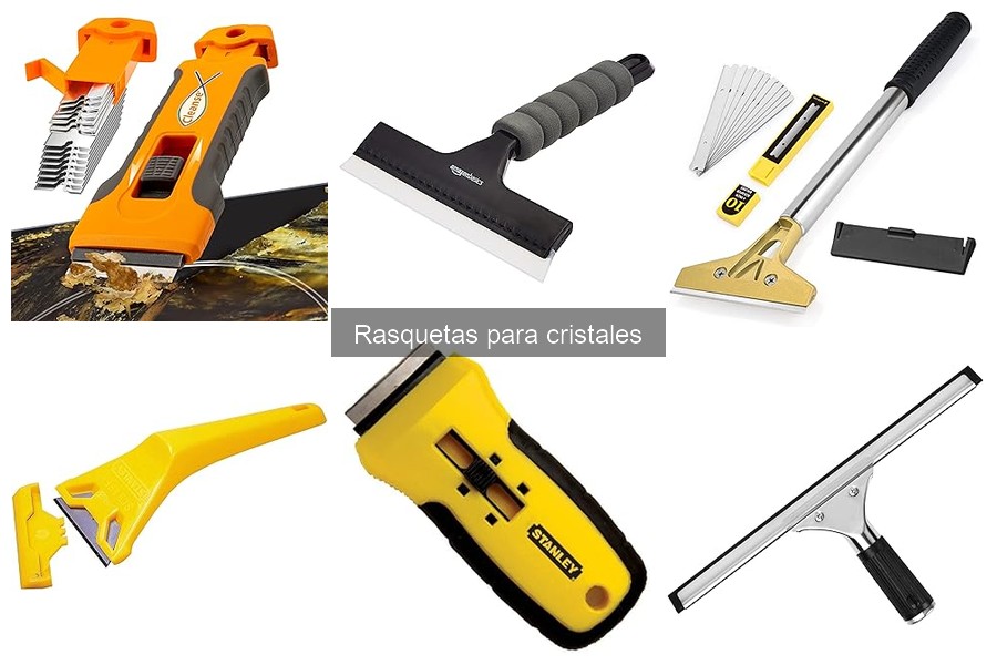 Comparativa: Rasquetas de Goma vs. Metal para Cristales