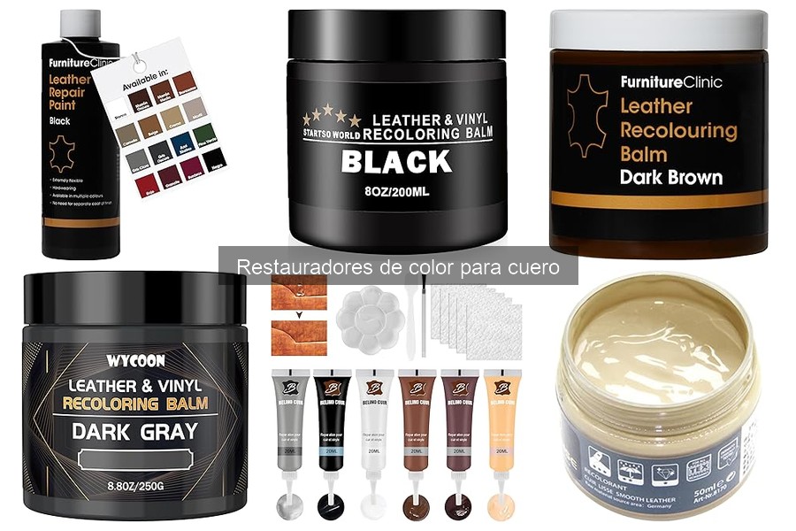 Comparativa: Restauradores de color para cuero
