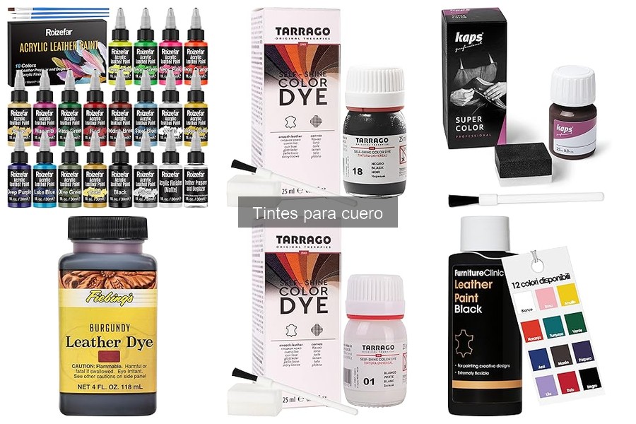 Comparativa: Tintes al Agua vs. Al Alcohol para Cuero