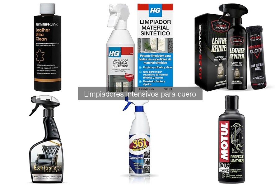 ¿Con qué frecuencia usar un limpiador intensivo para cuero?