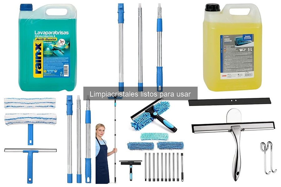 Consejos para Conservar Limpiacristales Listos para Usar