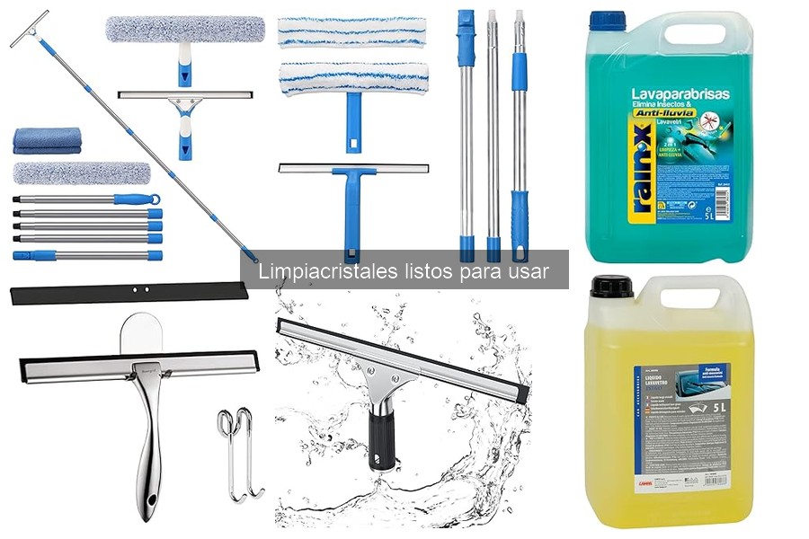 Consideraciones clave al elegir un limpiacristales listo para usar