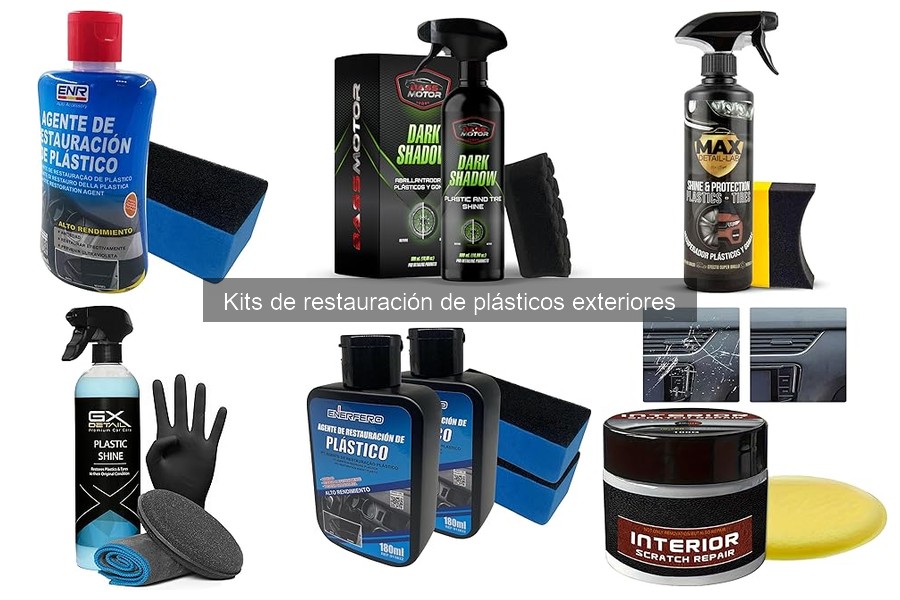 ¿Cuánto cuesta un kit de restauración de plásticos exteriores?