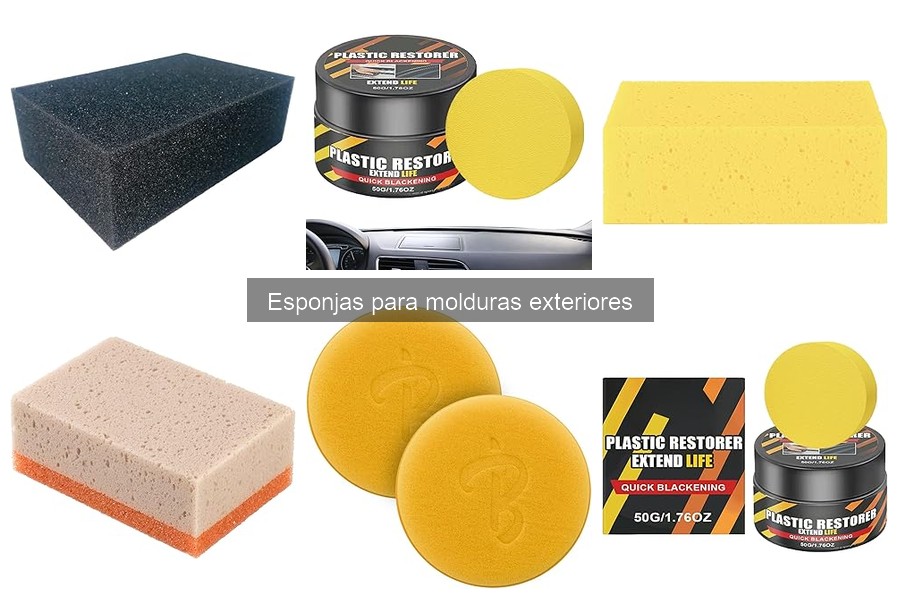 ¿Cuánto cuesta una esponja para molduras exteriores?