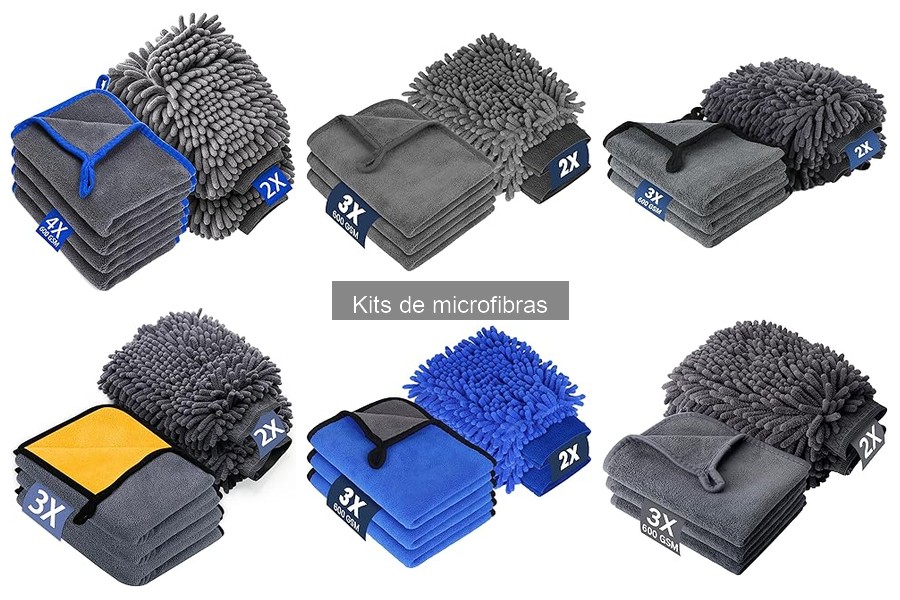 ¿Cuántos paños de microfibra necesito para mi coche?