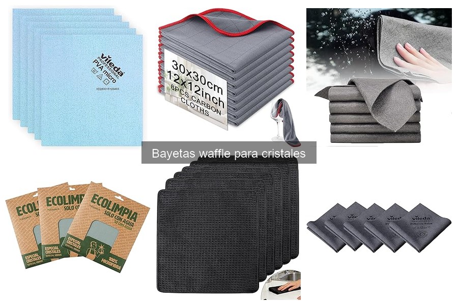 Descubre las bayetas waffle para cristales y sus beneficios
