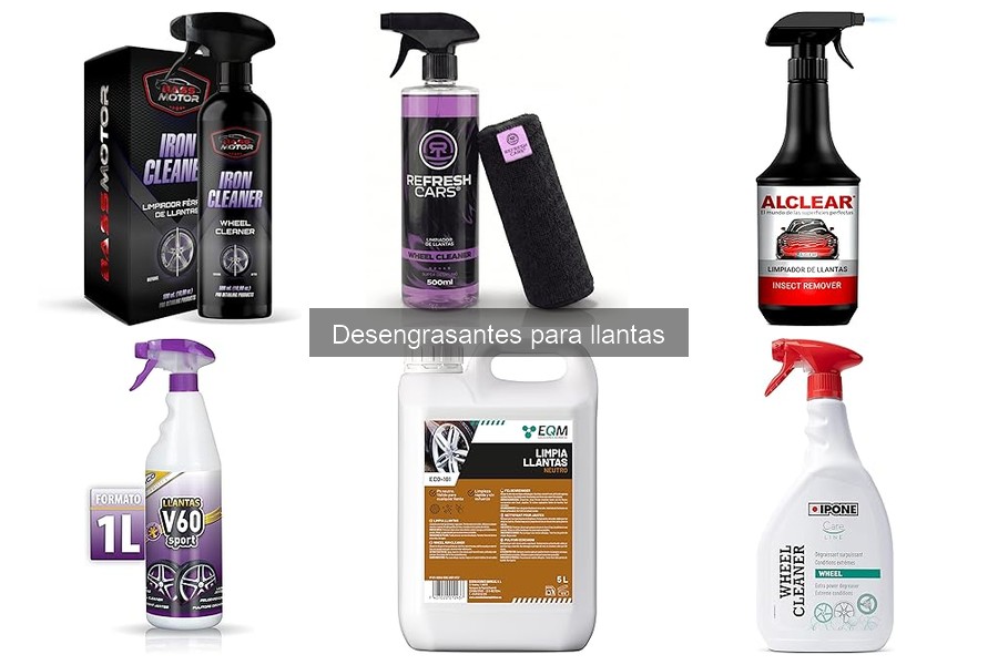 Desengrasantes para llantas: ¿Son seguros para todas las llantas?