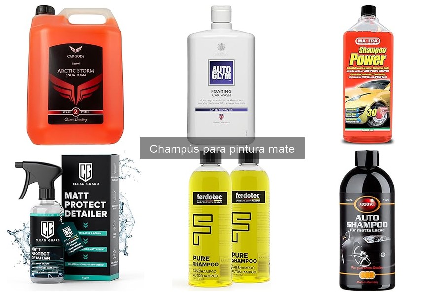 Desmentimos los mitos sobre champús para pintura mate