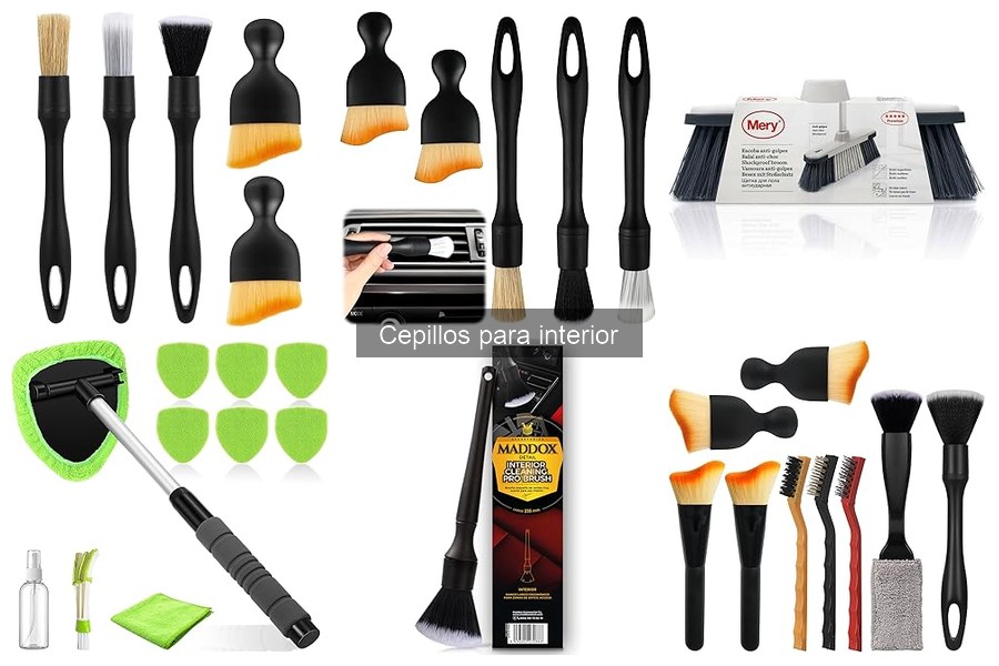Diferencias entre cepillos de cerdas suaves y duras para coche
