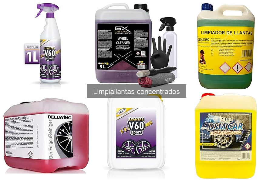 Diferencias Entre Limpiallantas Concentrados y en Gel