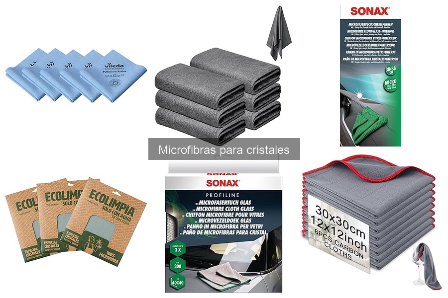 Diferencias entre microfibras para cristales y otras superficies