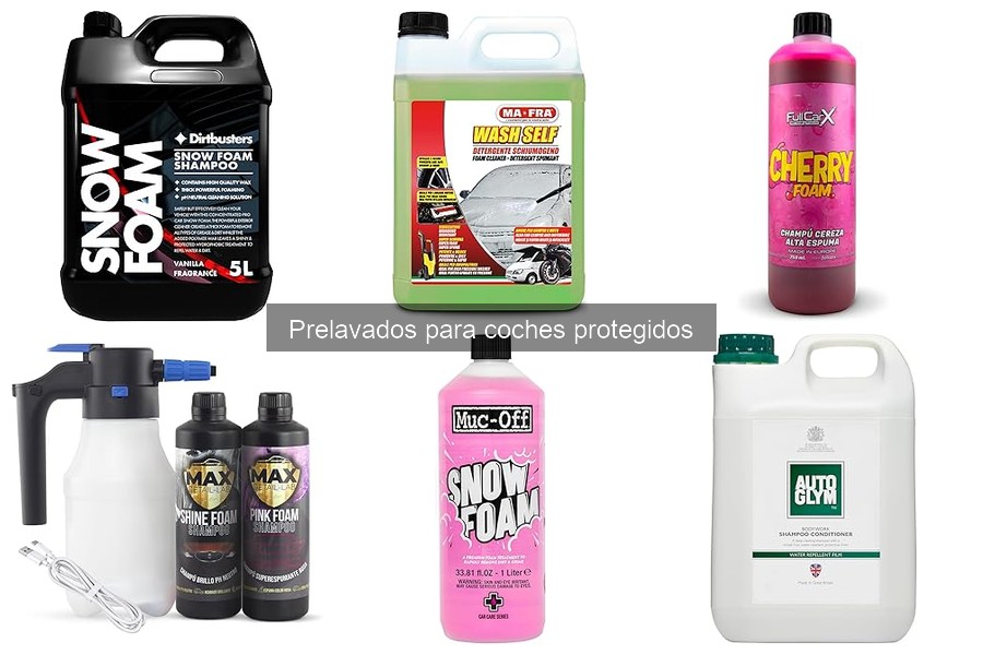 Diferencias entre prelavados concentrados y listos para usar