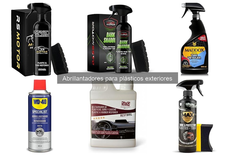 Dónde comprar abrillantadores para plásticos exteriores online