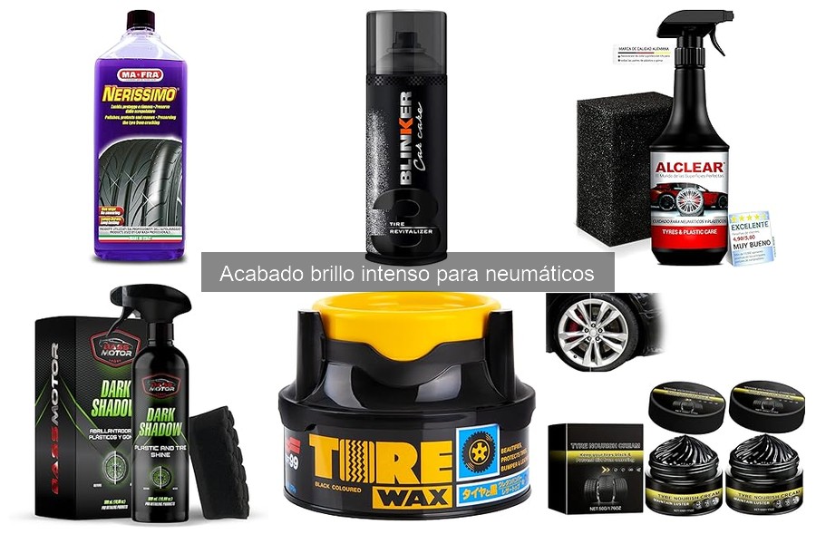 Dónde comprar acabado brillo intenso para neumáticos