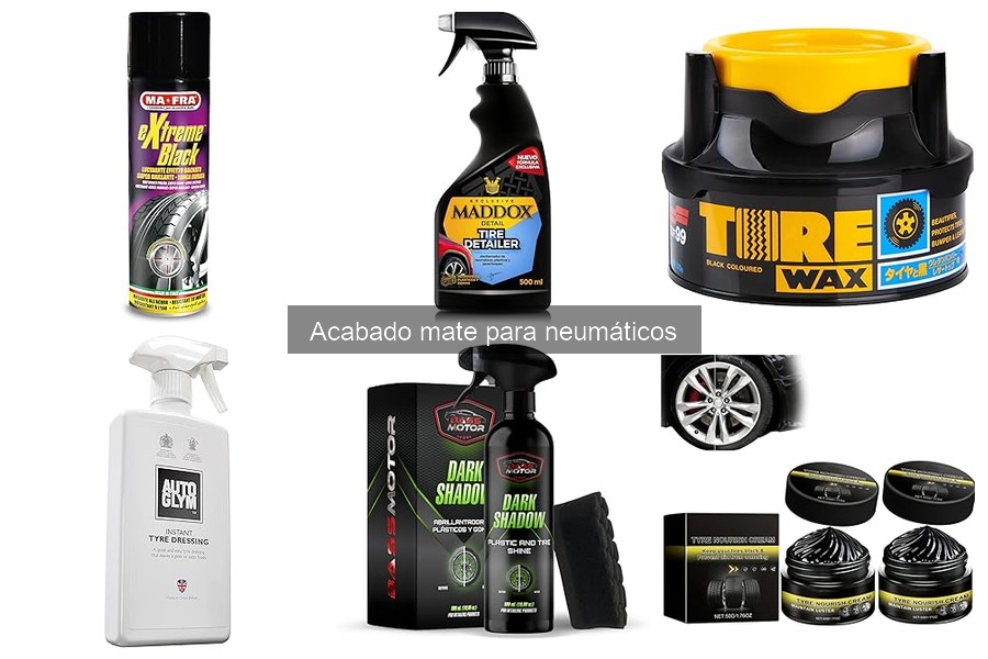 Dónde comprar acabado mate para neumáticos: opciones y precios