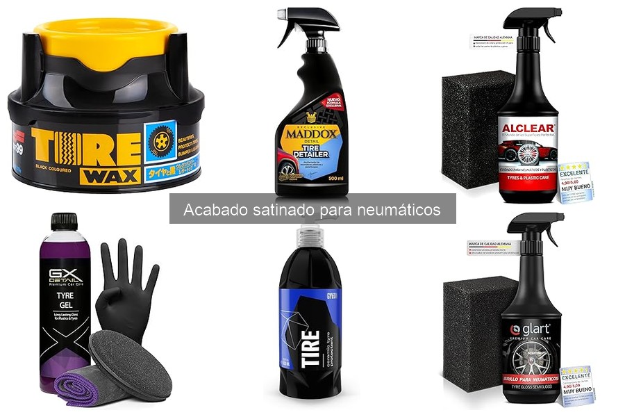 Dónde comprar acabado satinado para neumáticos al mejor precio