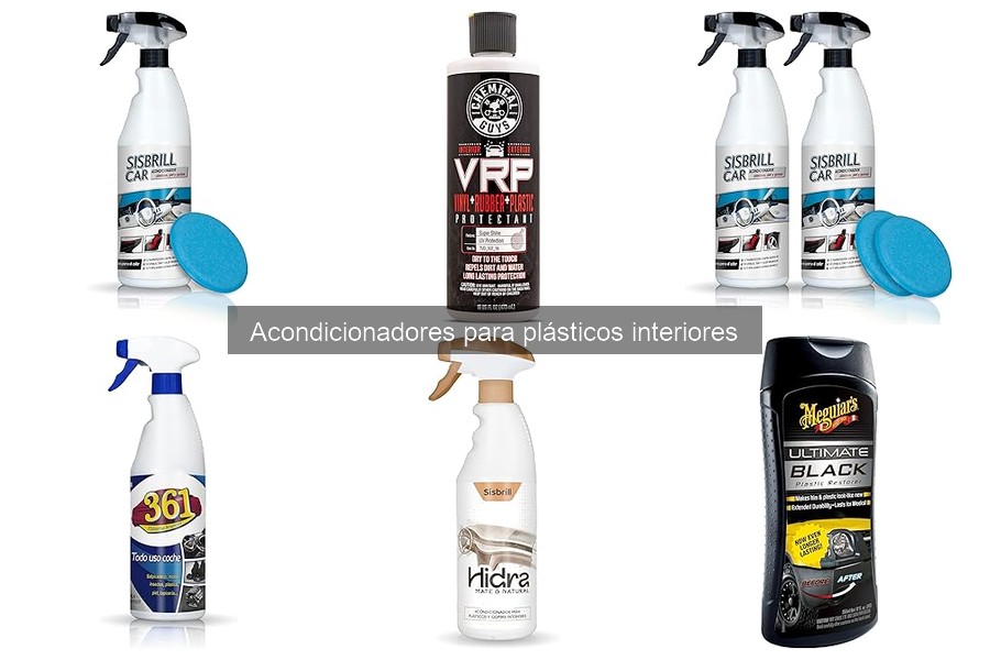 Dónde comprar acondicionadores para plásticos interiores del coche